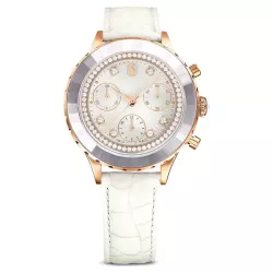 OCTEA CHRONO WATCH, LEATHER...