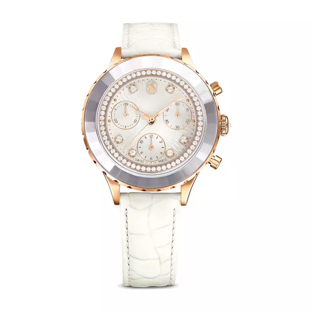 OROLOGIO OCTEA CHRONO, CINTURINO IN PELLE