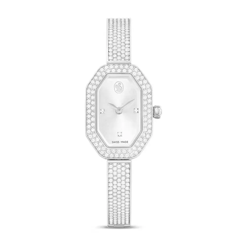 DEXTERA BANGLE WATCH, STAINLESS STEEL BRACELET, SWISS MADE