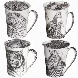SET OF 4 ASSORTED MUG 400...