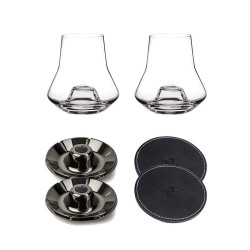 SET OF 2 WHISKY TUMBLER, LES IMPITOYABLES
