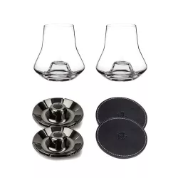 SET OF 2 WHISKY TUMBLER, LES IMPITOYABLES