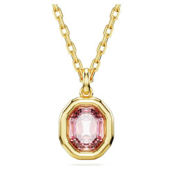 IMBER PENDANT, PINK, GOLD PLATED 5682531