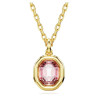 IMBER PENDANT, PINK, GOLD PLATED 5682531