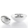 BOWL 21 CM, QUI SI BRUCA GRAFFITI