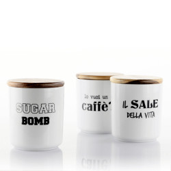 KITCHEN JAR 1 LT, BOMBA DI ZUCCHERO GRAFFITI