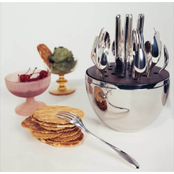 SET 24 POSATE DESSERT, UOVO MOOD EASY 65699