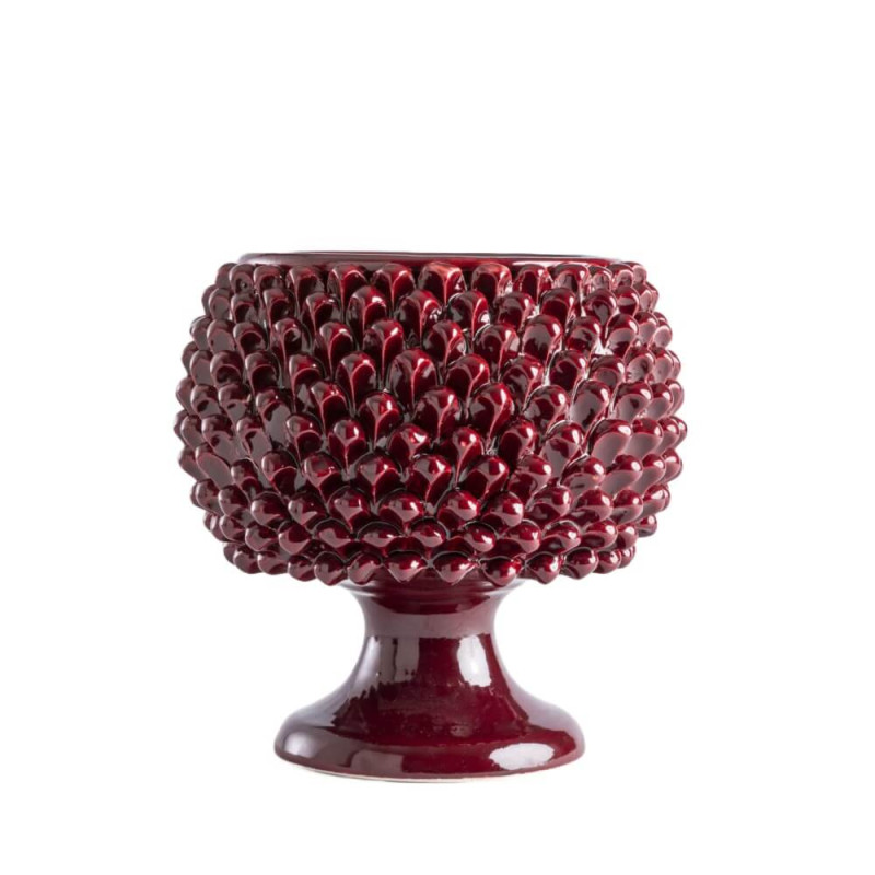 PINE CONE VASE, SICILIAN CERAMIC