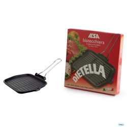 SQUARE CAST IRON GRILL PAN...