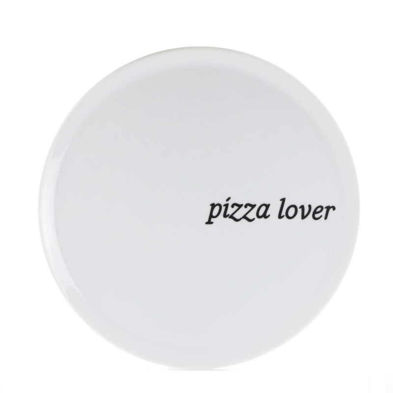 PIZZA PLATE 33 CM, PIZZA LOVER GRAFFITI