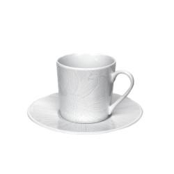 SET DI 4 TAZZE ESPRESSO, WHITE NATURE