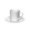 SET DI 4 TAZZE ESPRESSO, WHITE NATURE