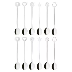 SET OF 12 PARTY SPOON,...