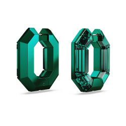 LUCENT HOOP EARRINGS, OCTAGON SHAPE