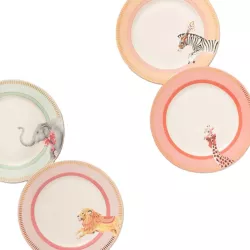 SET 4 PIATTI FRUTTA 20 CM,...