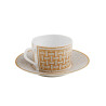 TEA CUP WITH SAUCER, MOSAIQUE GOLD AU24, 26016P