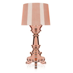 LAMPADA DA TAVOLO, BOURGIE METALLIZZATO 9072