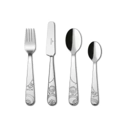 SET OF 4 KID CUTLERY, ROAR...