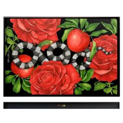 LARGE TRAY 66 x 45 CM - RED...