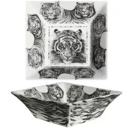 MEDIUM SQUARED BOWL TIGER...