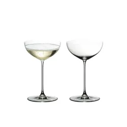 SET OF 2 COUPE GOBLETS,...