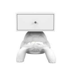 TABLE BED TURTLE CARRY, WHITE