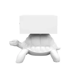 TABLE BED TURTLE CARRY, BIANCO