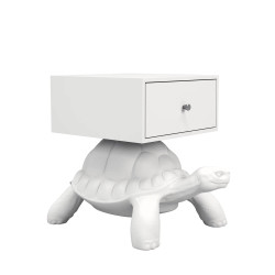 TABLE BED TURTLE CARRY, BIANCO