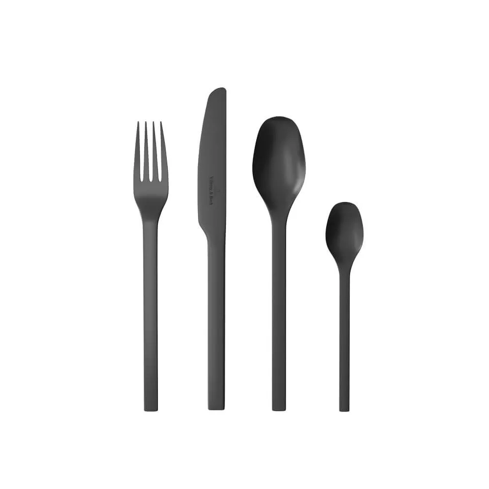 SET POSATE 16 PEZZI, MANUFACTURE ROCK NERO