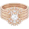 MOONSON SET OF RINGS, ROSE GOLD PLATED