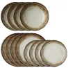 SET PIATTI IN CERAMICA 12 PEZZI, SHADE EARTH