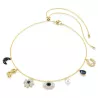 COLLANA GIROCOLLO SYMBOLICA BLU, PLACCATURA ORO 5692164