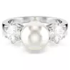 MATRIX RING, CRYSTAL PEARL, ROUND CUT