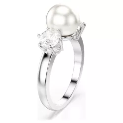 MATRIX RING, CRYSTAL PEARL, ROUND CUT