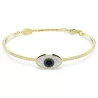 BRACCIALE RIGIDO SYMBOLICA, EVIL EYE, BLU, ORO GIALLO