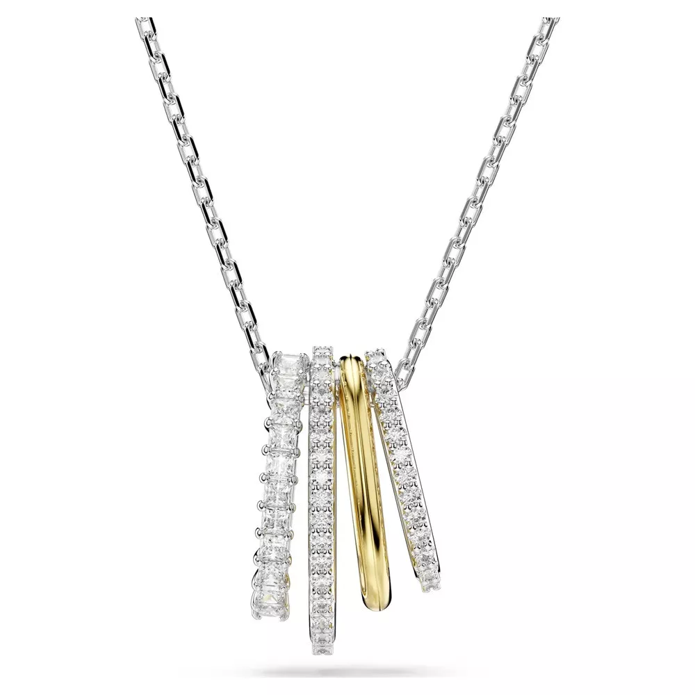 PENDENTE HYPERBOLA BIANCO, PLACCATURA MISTA 5696626