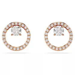 CONSTELLA STUD EARRINGS, ROUND CUT