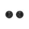UNA ANGELIC STUD EARRINGS, ROUND CUT, PAVE