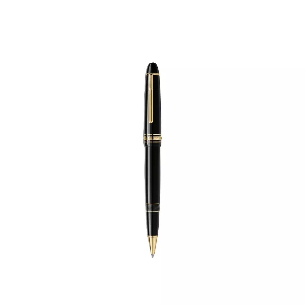 MEISTERSTÜCK ROLLERBALL PEN, BLACK & GOLD