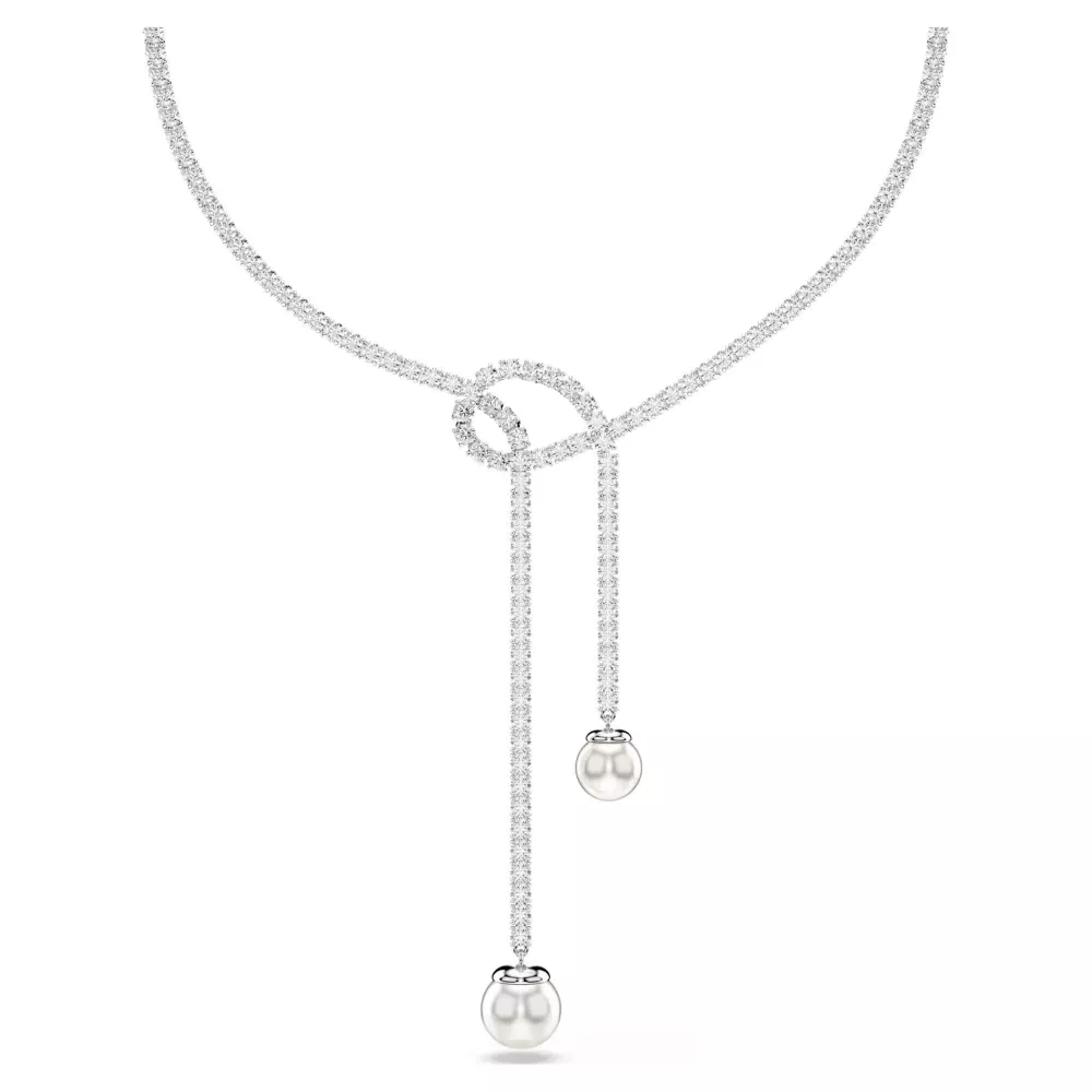 MATRIX: NECKLACE WHITE, RHODIUM PLATED 5692416