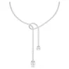 MATRIX: NECKLACE WHITE, RHODIUM PLATED 5692416
