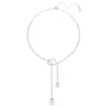 COLLANA MATRIX BIANCO, PLACCATURA RODIO 5692416