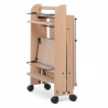 FOOD SERVICE TROLLEY, 2 LEVELS