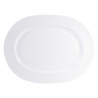 OVAL PLATTER 43 CM, WHITE ECUME