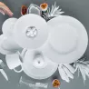 VASSOIO OVALE 43 CM, ECUME BIANCO