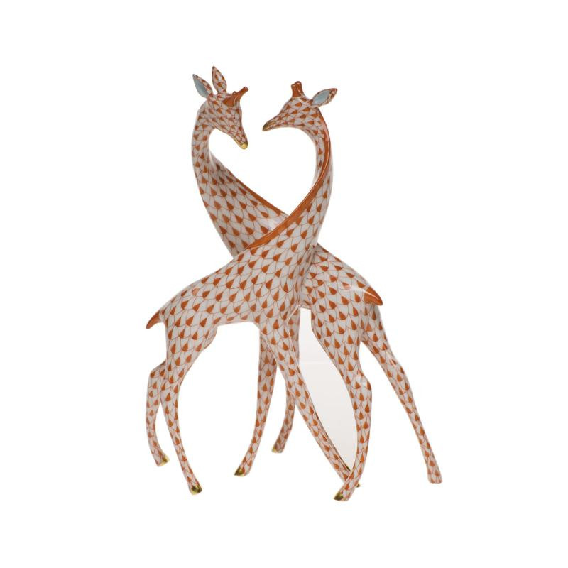 PAIR OF GIRAFFES RED 15283 VH