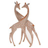 PAIR OF GIRAFFES RED 15283 VH