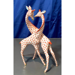 PAIR OF GIRAFFES RED 15283 VH