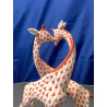 PAIR OF GIRAFFES RED 15283 VH