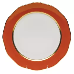 ORANGE PRESENTATION PLATE...